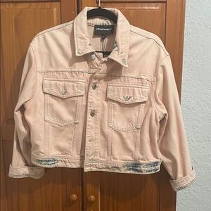 Emporio Armani Pink Denim Jacket sz 42 nwt
Designer